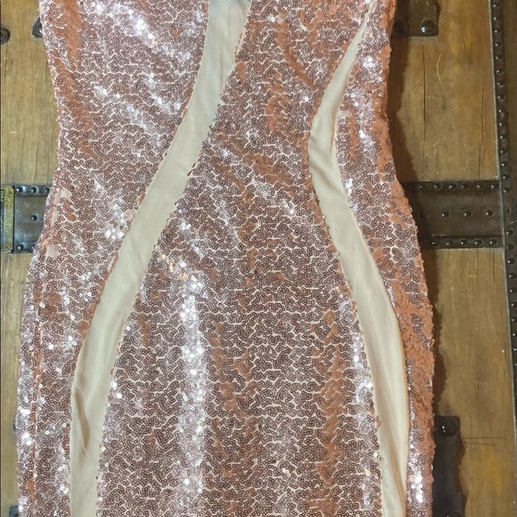 Hera Collection pink sequin mini dress - Picture 3 of 8